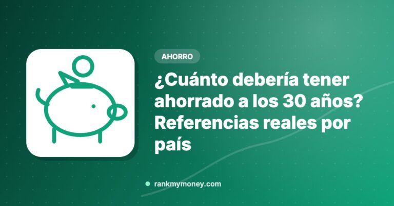 Ilustración sobre: ¿Cuánto debería tener ahorrado a los 30 años? Referencias reales por país