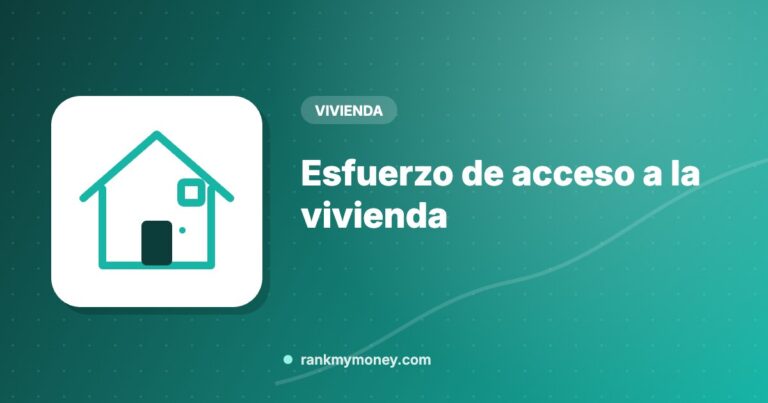 Ilustración sobre: Esfuerzo de acceso a la vivienda