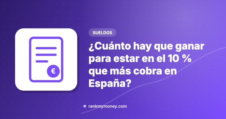 Ilustración sobre: ¿Cuánto hay que ganar para estar en el 10 % que más cobra en España?