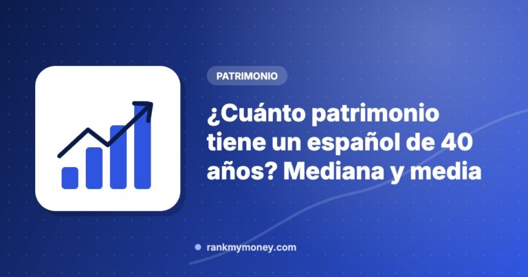 Ilustración sobre: ¿Cuánto patrimonio tiene un español de 40 años? Mediana y media