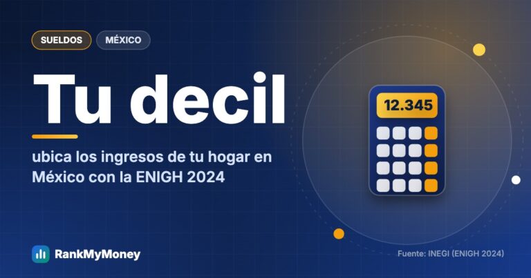 Calculadora de percentil de ingresos en México — Tu decil ubica los ingresos de tu hogar en México con la ENIGH 2024