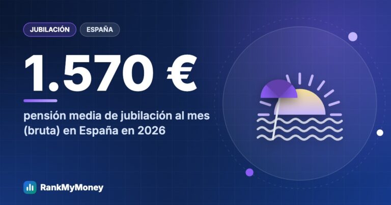Pensión media en España: ¿te dará para vivir? — 1.570 € pensión media de jubilación al mes (bruta) en España en 2026